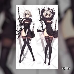 2B anime dakimakura standing pose version, lewd body pillow from NieR: Automata, OTAZOO exclusive.