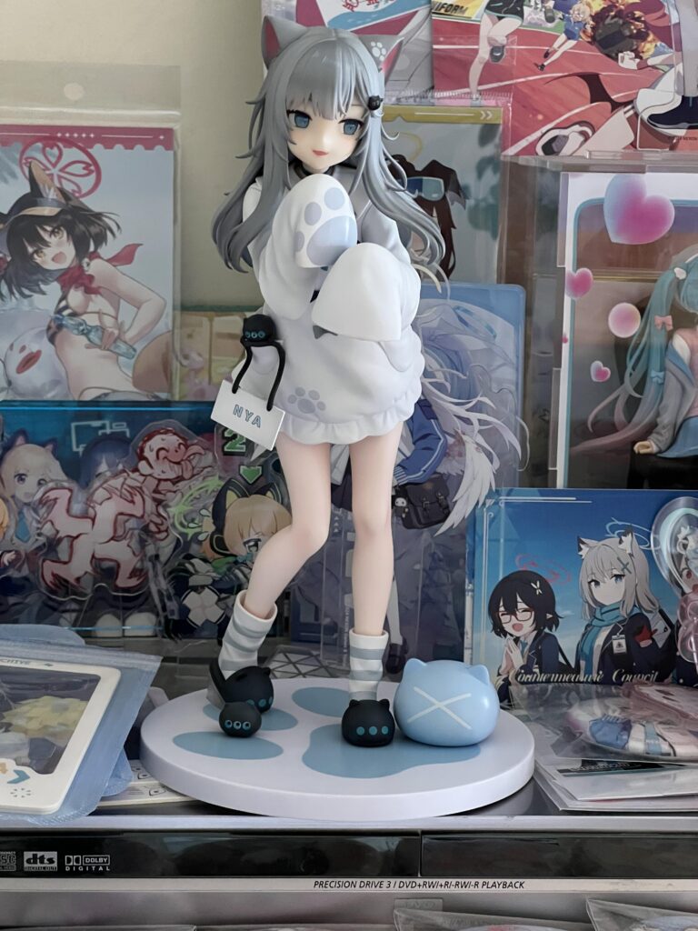 Best Lewd & Cute Anime Gifts for Your Gamer Boyfriend (2025 Edition) | Otazoo 5 Lewd catgirl anime figure in hoodie and paw slippers on display shelf