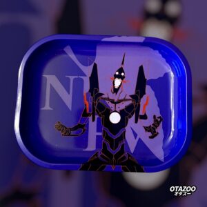 Purple EVA Unit-01 anime tray for ashtray or rolling tray use