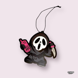 Cute Halloween air freshener inspired by ghostface