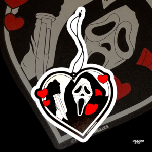 Funny Halloween horror car accessory with ghost mask design