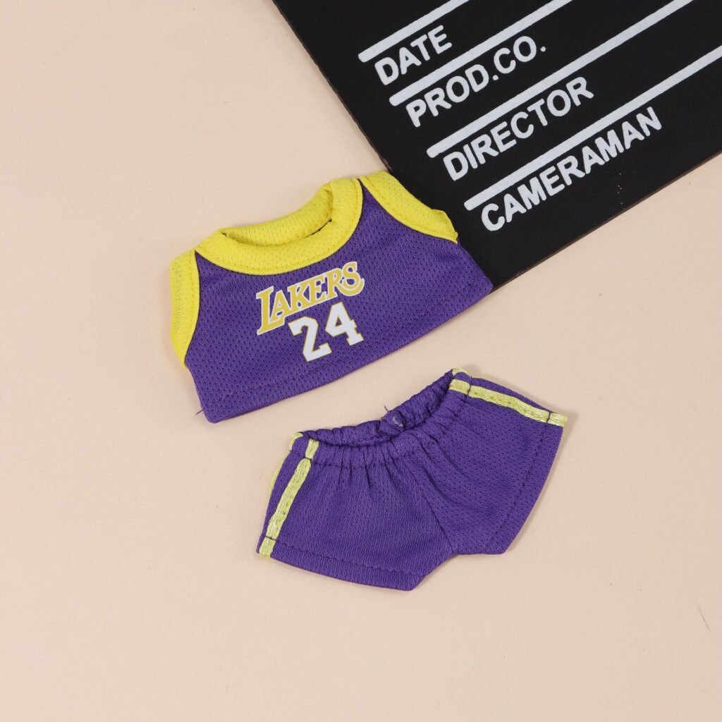 How to Make Labubu Clothes: A Cozy DIY Guide for Fans Who Want More Than Store-Bought 2 Labubu dressed in Lakers #24 jersey set – otaku sports style